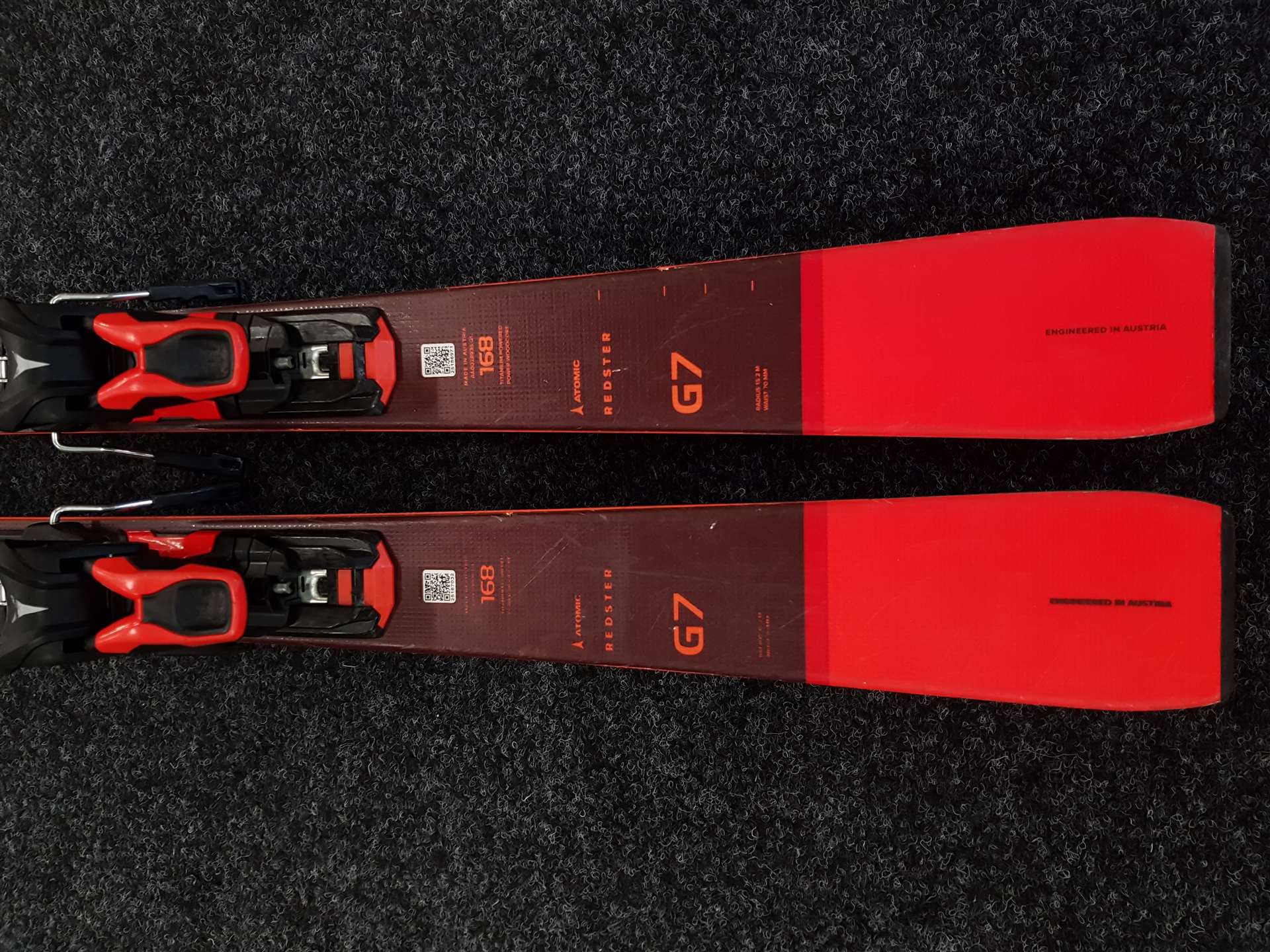 Używane narty ATOMIC Redster G7 + wiązania Atomic 12