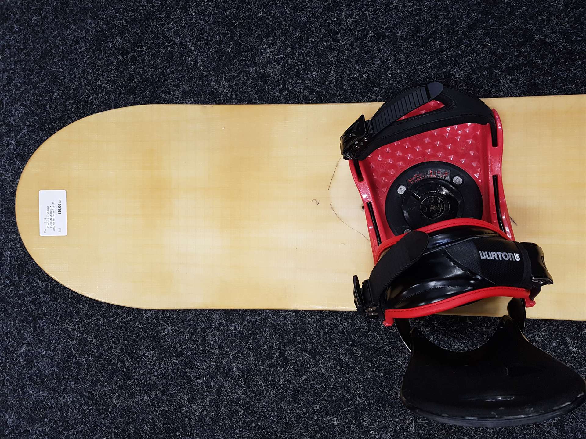 Snowboard BURTON Charger usato + attacchi Burton taglia M