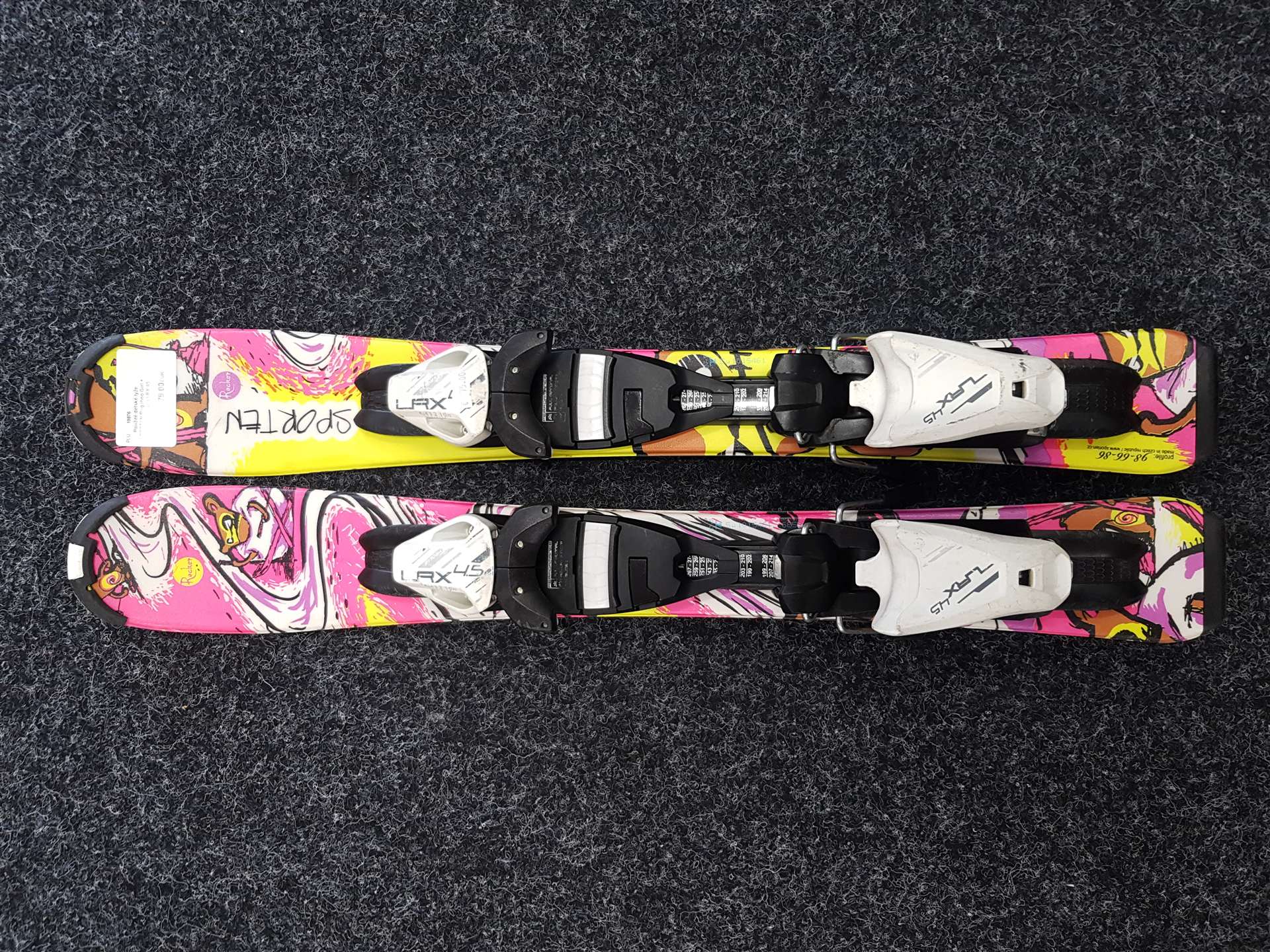 Rabljene otroške smuči SPORTEN Bugaboo Girl + vezi Tyrolia LRX 45