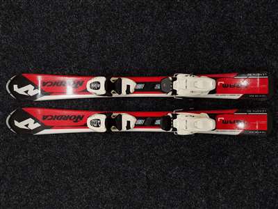 Použité lyže NORDICA Team J + vázání Marker 4,5
