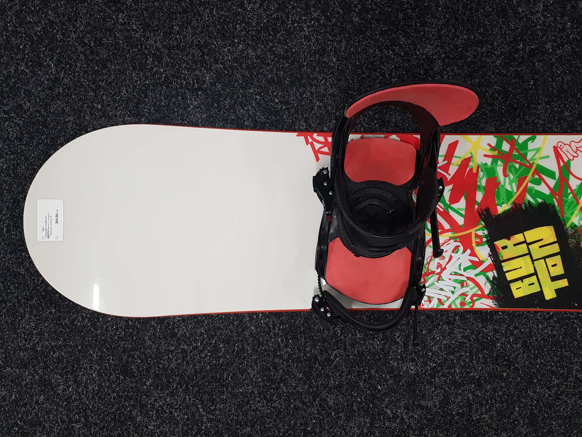 Tabla de snowboard BURTON Blunt usada + fijaciones Salomon talla M