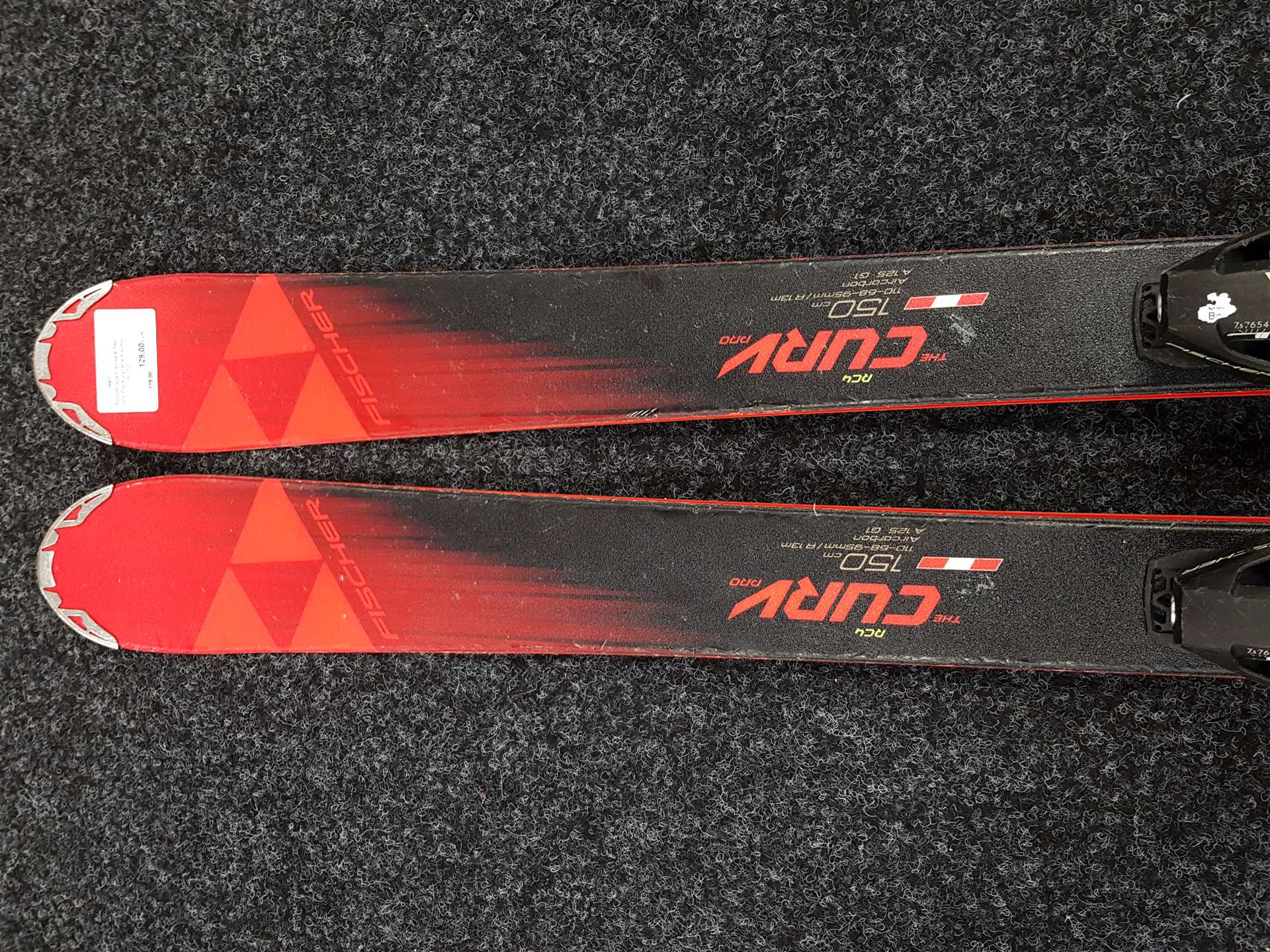 Použité lyže FISCHER The Curv Pro + viazanie Fischer FJ 7.0