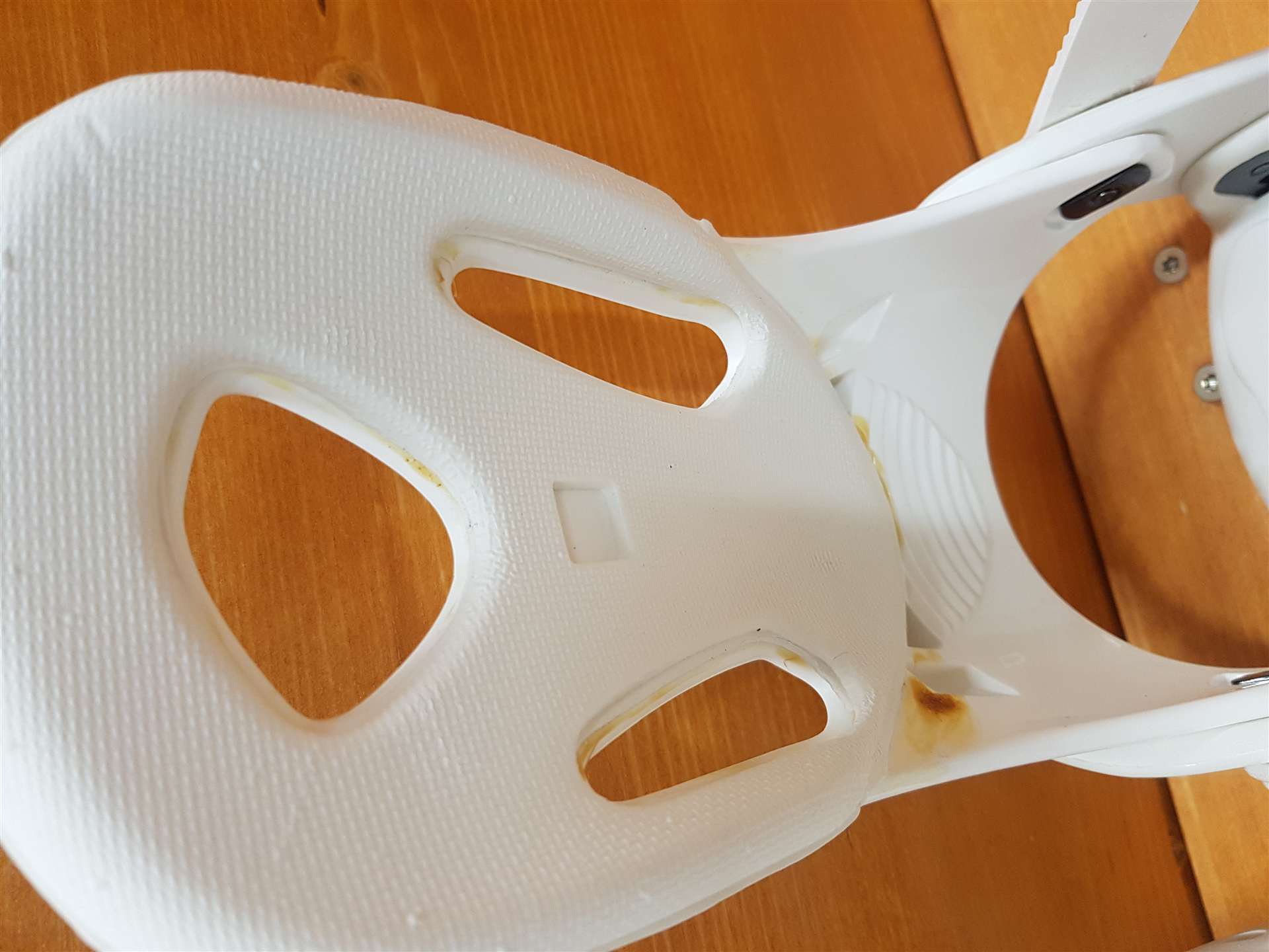 Snowboardbindungen DUB Weiß rosa