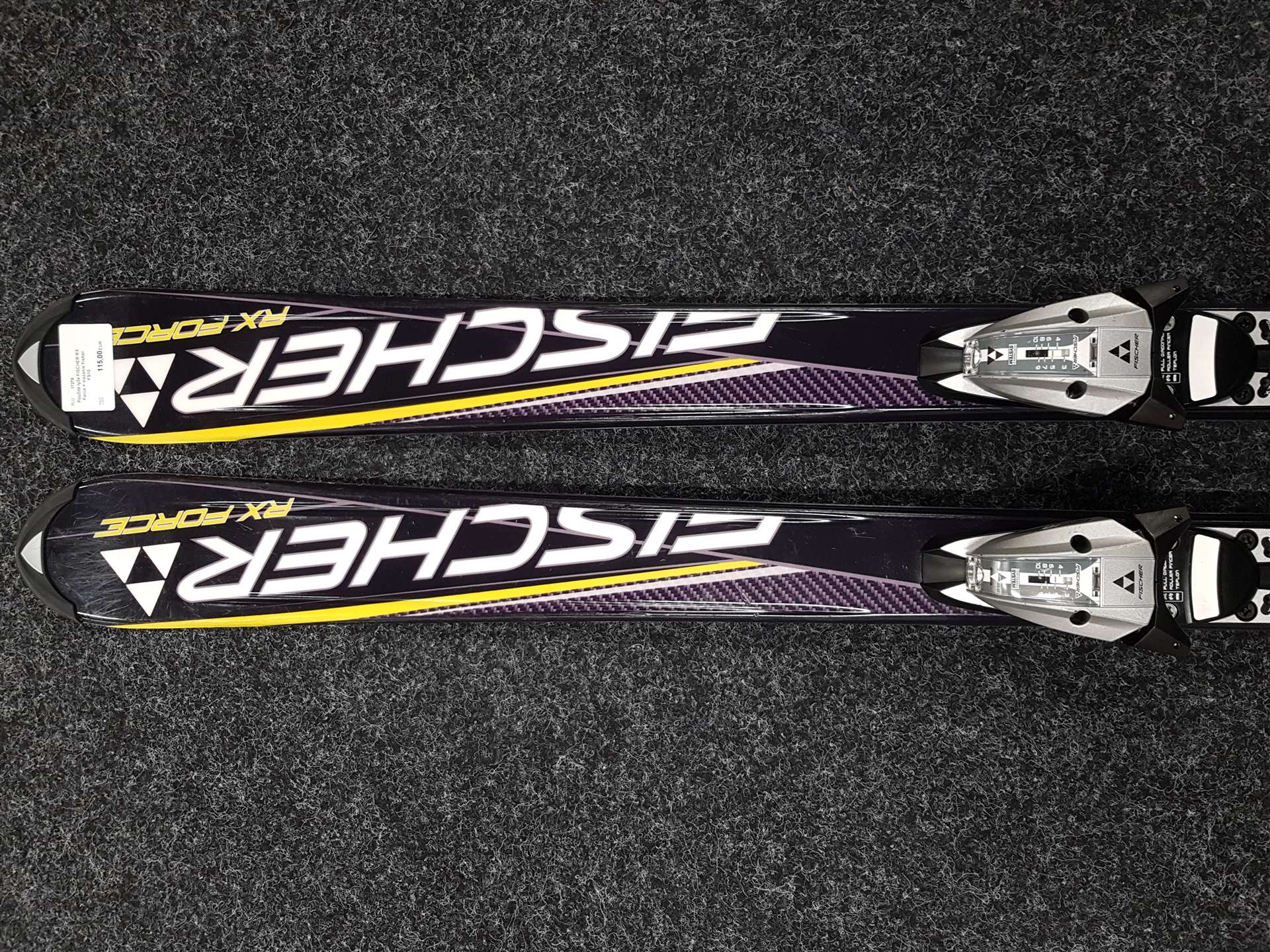 Sci FISCHER RX Force usati + attacchi Fisher FS10