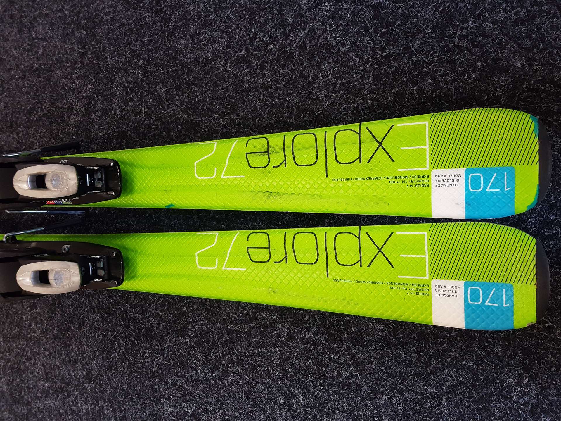 Použité lyže ELAN Explore 72  + viazanie Elan ESP 10