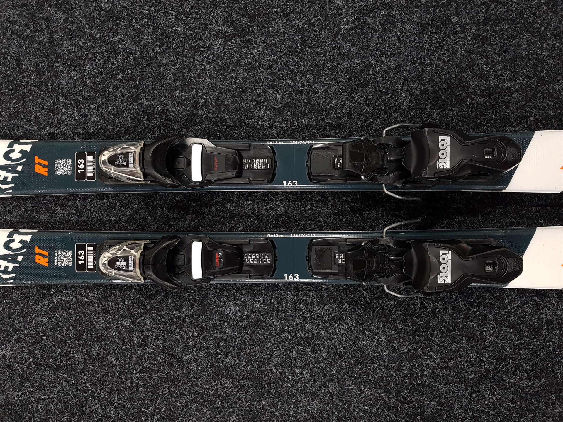 Sci usati ROSSIGNOL React RT + attacchi Look Xpress 10