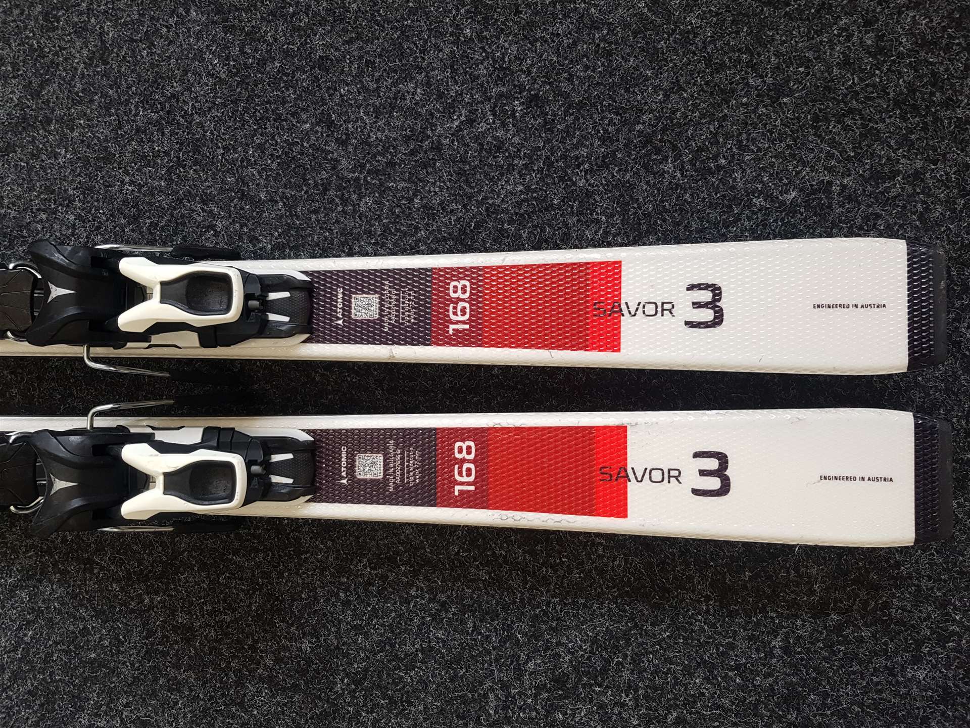 Použité lyže ATOMIC Savor 3 + viazanie Atomic10