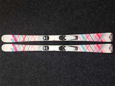 Esquís WEDZE Starliner para niña usados + fijaciones Look Team 4.5