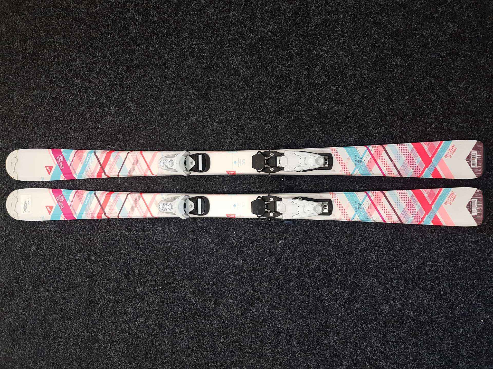 Gebrauchte WEDZE Starliner Damenski + Look Team Bindungen 4.5