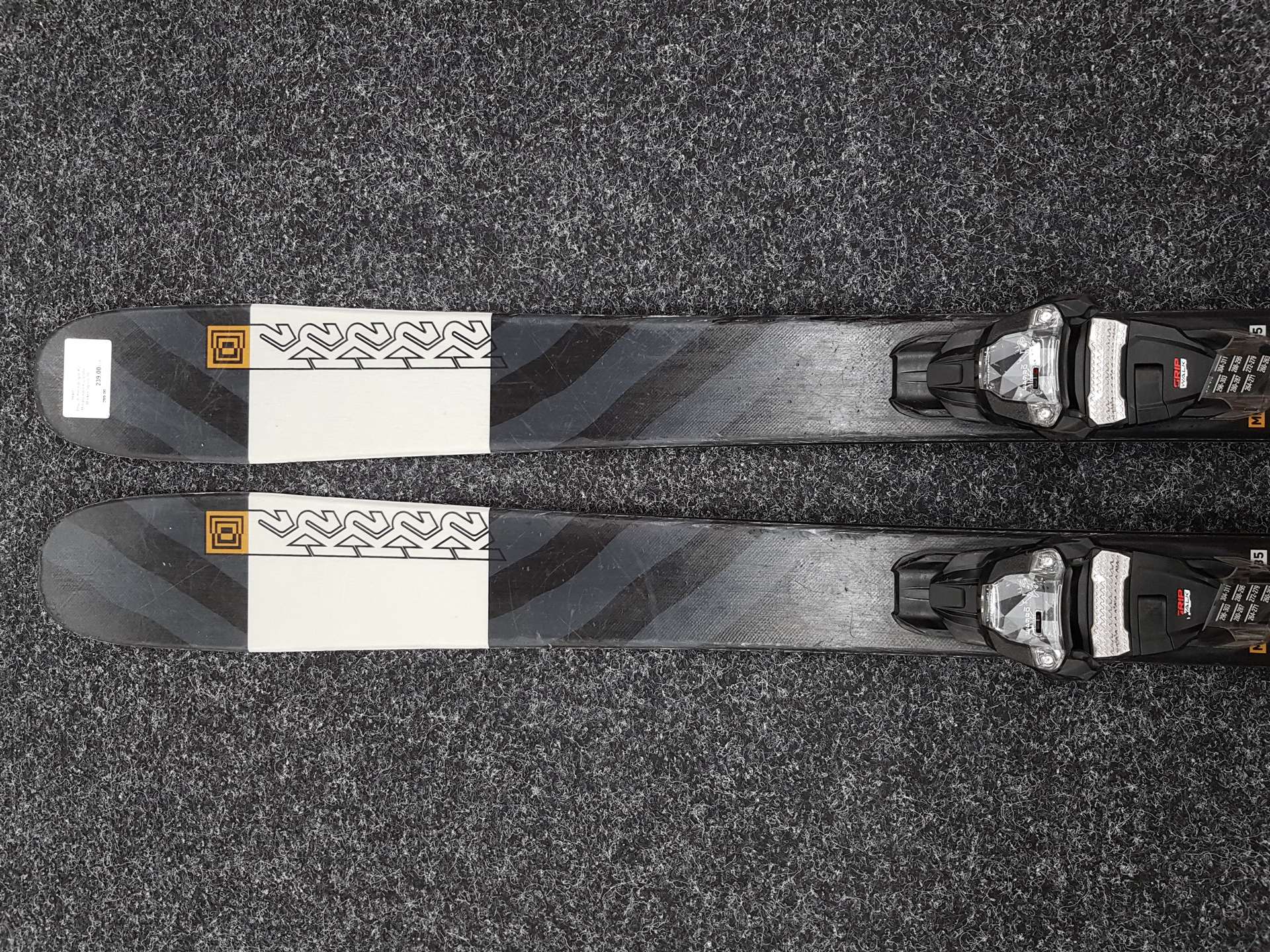 Použité freeride lyže K2 Mindbender + viazanie Marker Squire 10