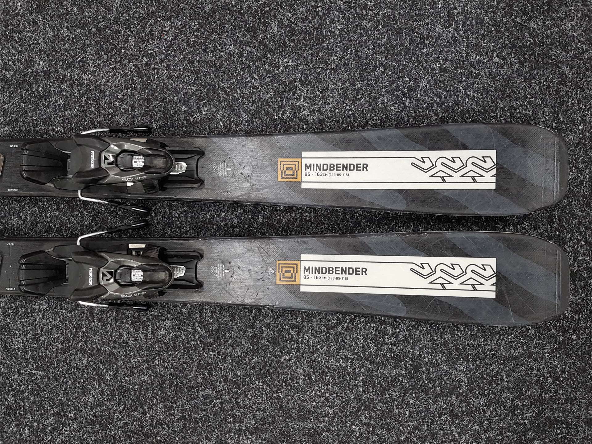 Použité freeride lyže K2 Mindbender + viazanie Marker Squire 10