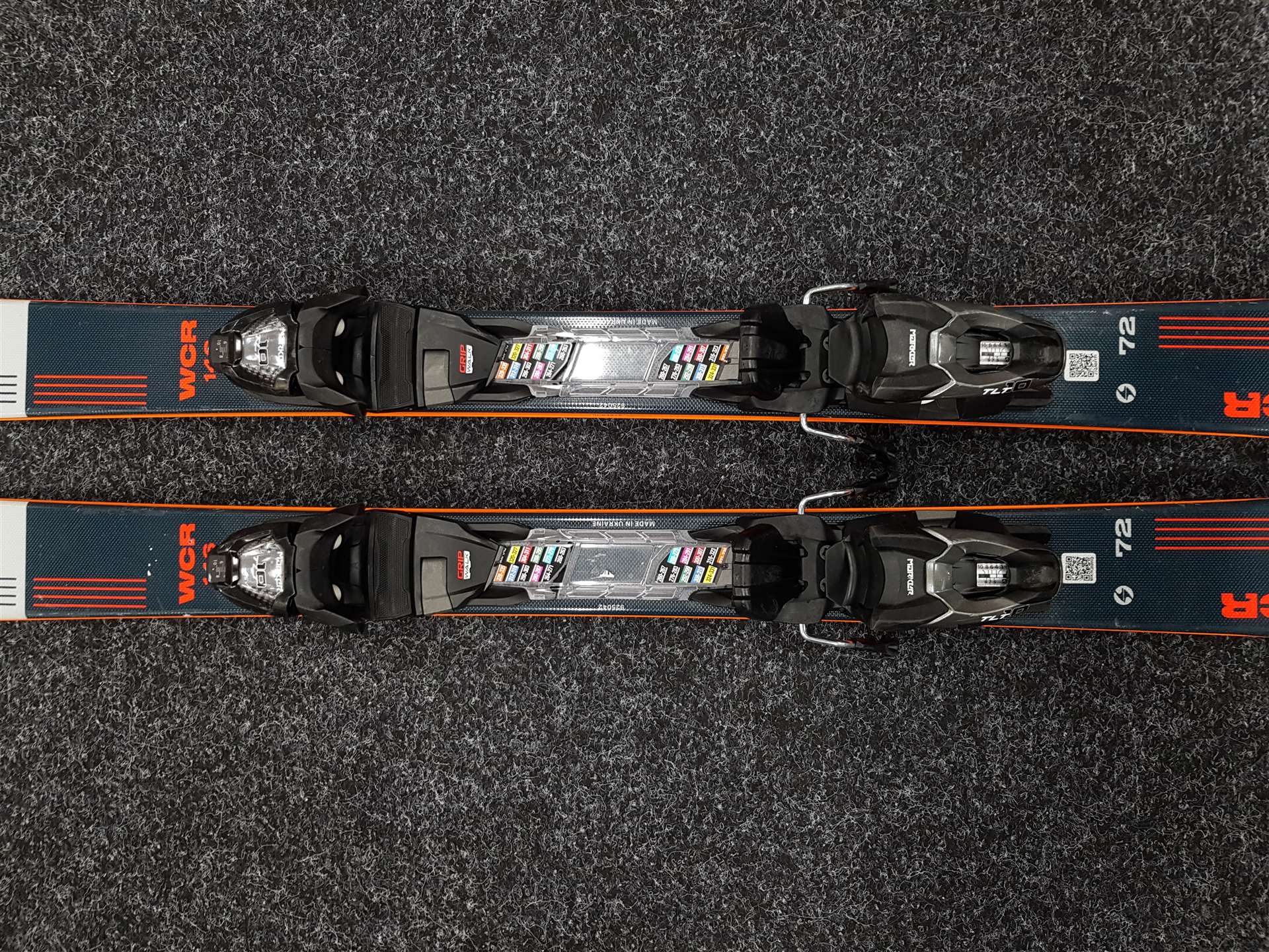 Použité lyže BLIZZARD WCR 72 + viazanie Marker TLT 10