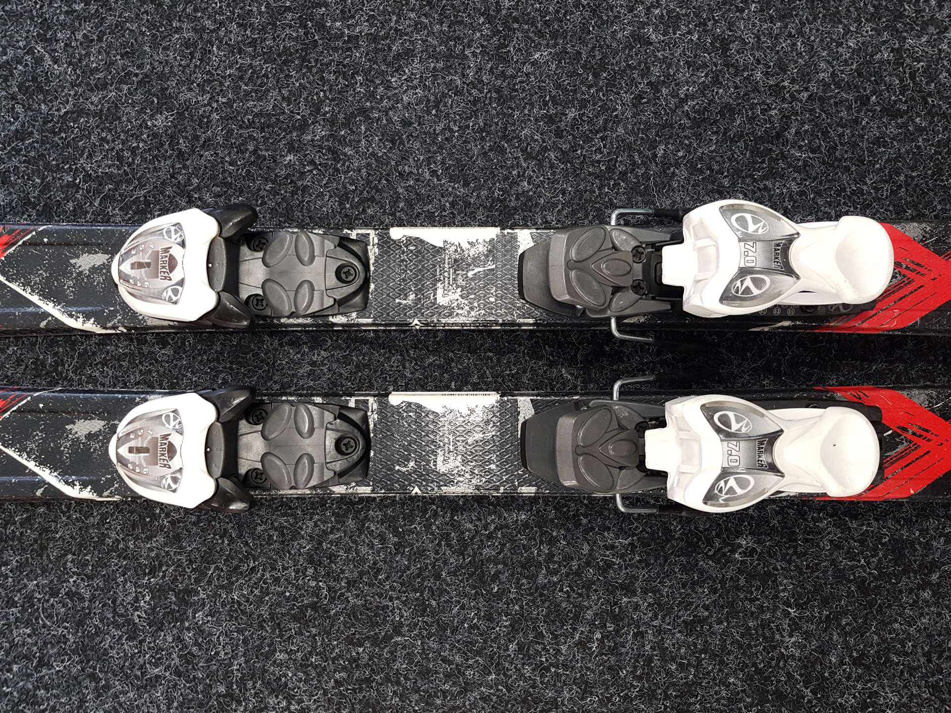 Použité detské lyže TECNOPRO XT Team + viazanie Marker 7.0
