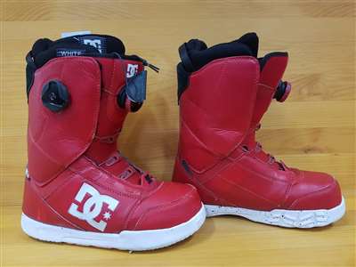Bottes de snowboard DC rouges à prix avantageux