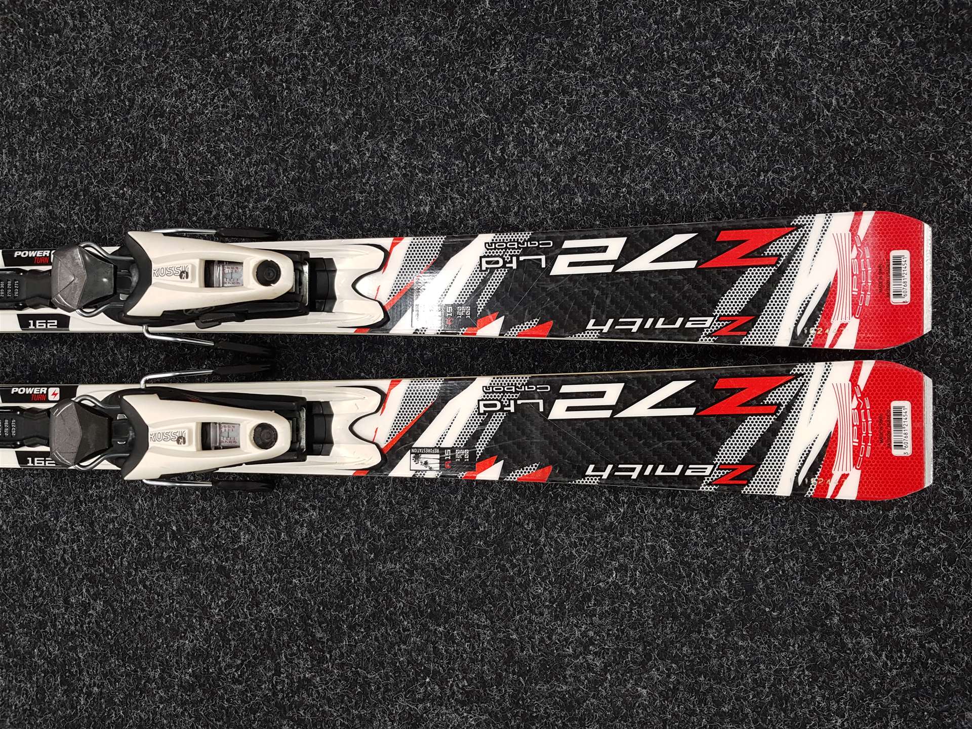 Schiuri ROSSIGNOL Zenith Z72 folosite + legături Rossignol Axium 100 10