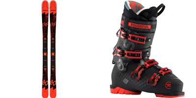Lyže Rossignol Experience 80 CI xpress + xpress 11 GW + Lyžiarky Rossignol Alltrack 90 blk/red