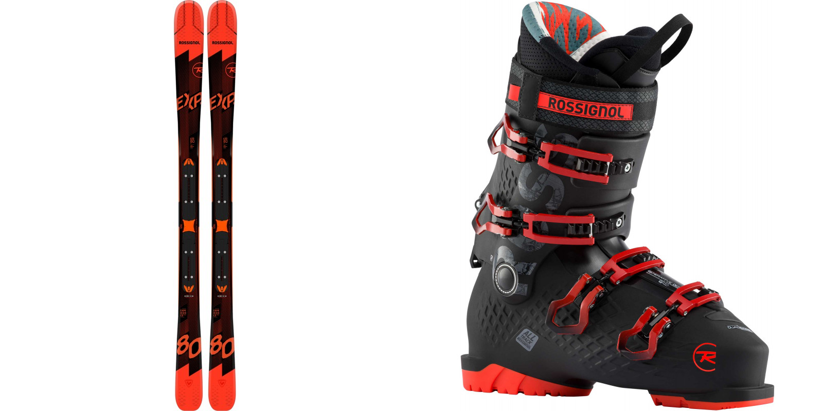 Lyže Rossignol Experience 80 CI xpress + xpress 11 GW + Lyžařky Rossignol Alltrack 90 blk/red