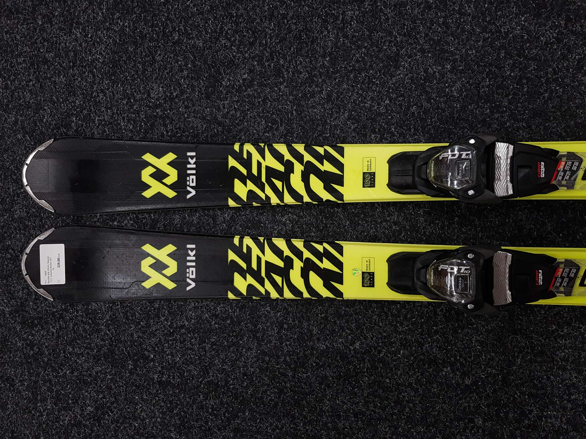 Gebrauchte VOLKL Deacon 7.2 Ski + Marker FDT 10 Bindungen
