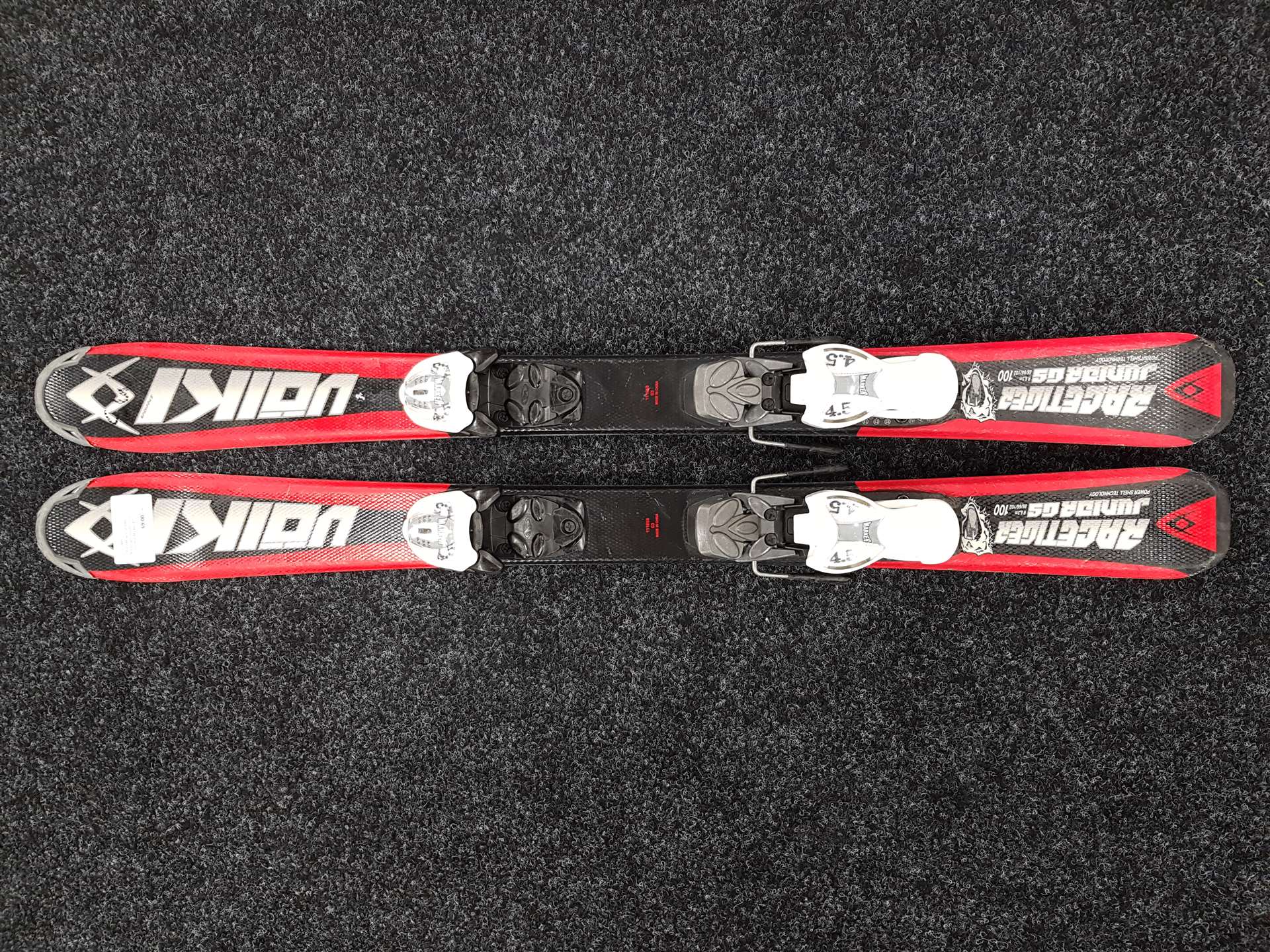Gebrauchte VOLKL Racetiger Junior GS Skier + Marker 4.5 Bindungen