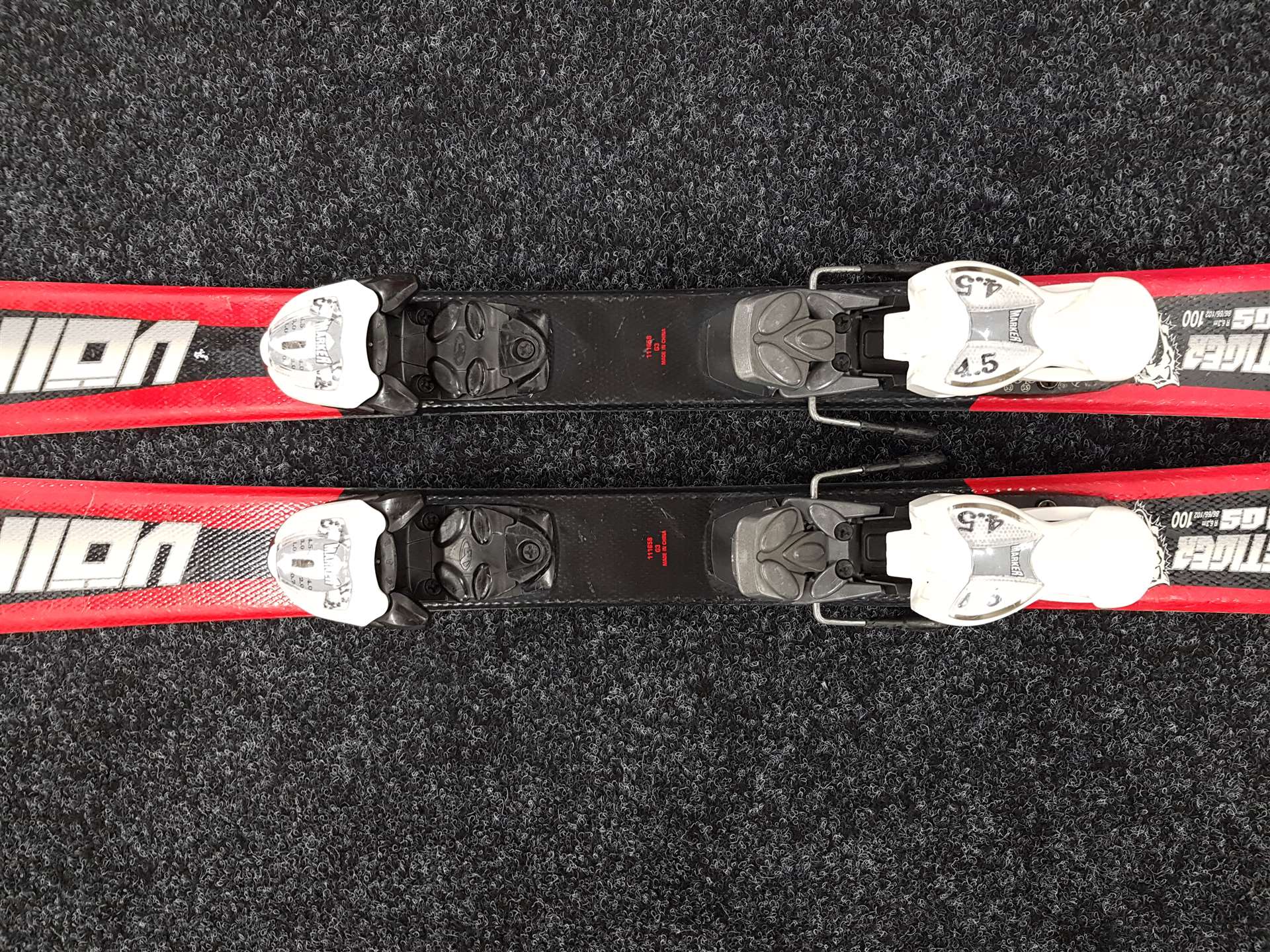 Gebrauchte VOLKL Racetiger Junior GS Skier + Marker 4.5 Bindungen