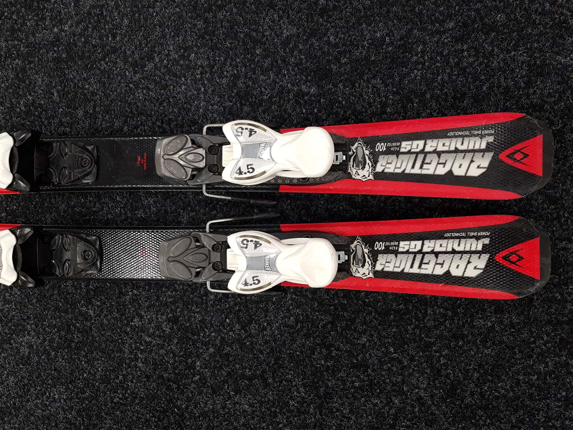 Gebrauchte VOLKL Racetiger Junior GS Skier + Marker 4.5 Bindungen
