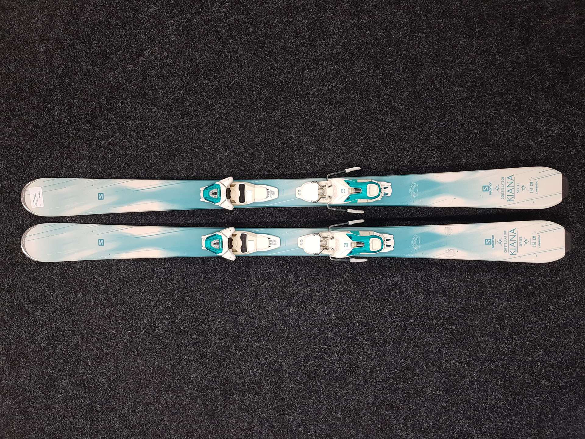 Sci Salomon Kiana usati + attacchi Salomon Lithium 19