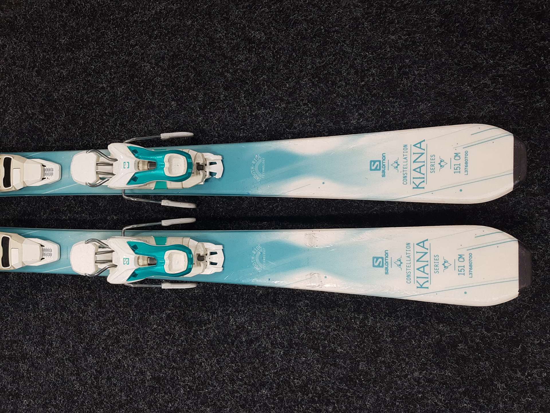 Sci Salomon Kiana usati + attacchi Salomon Lithium 19