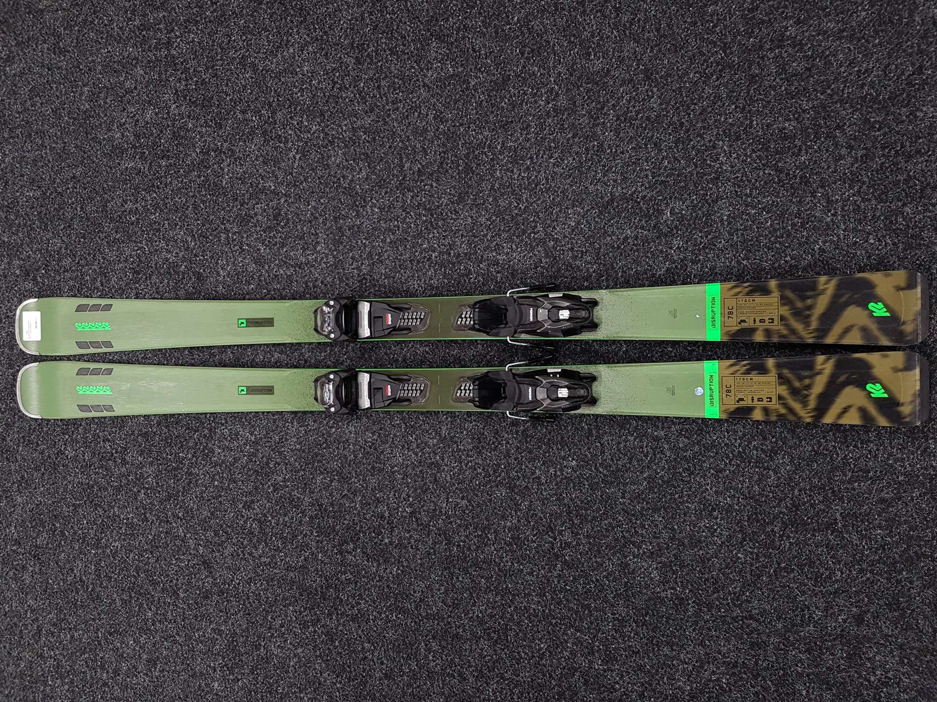 Gebrauchte K2 Disruption 78 C Ski + Marker 11 Bindungen
