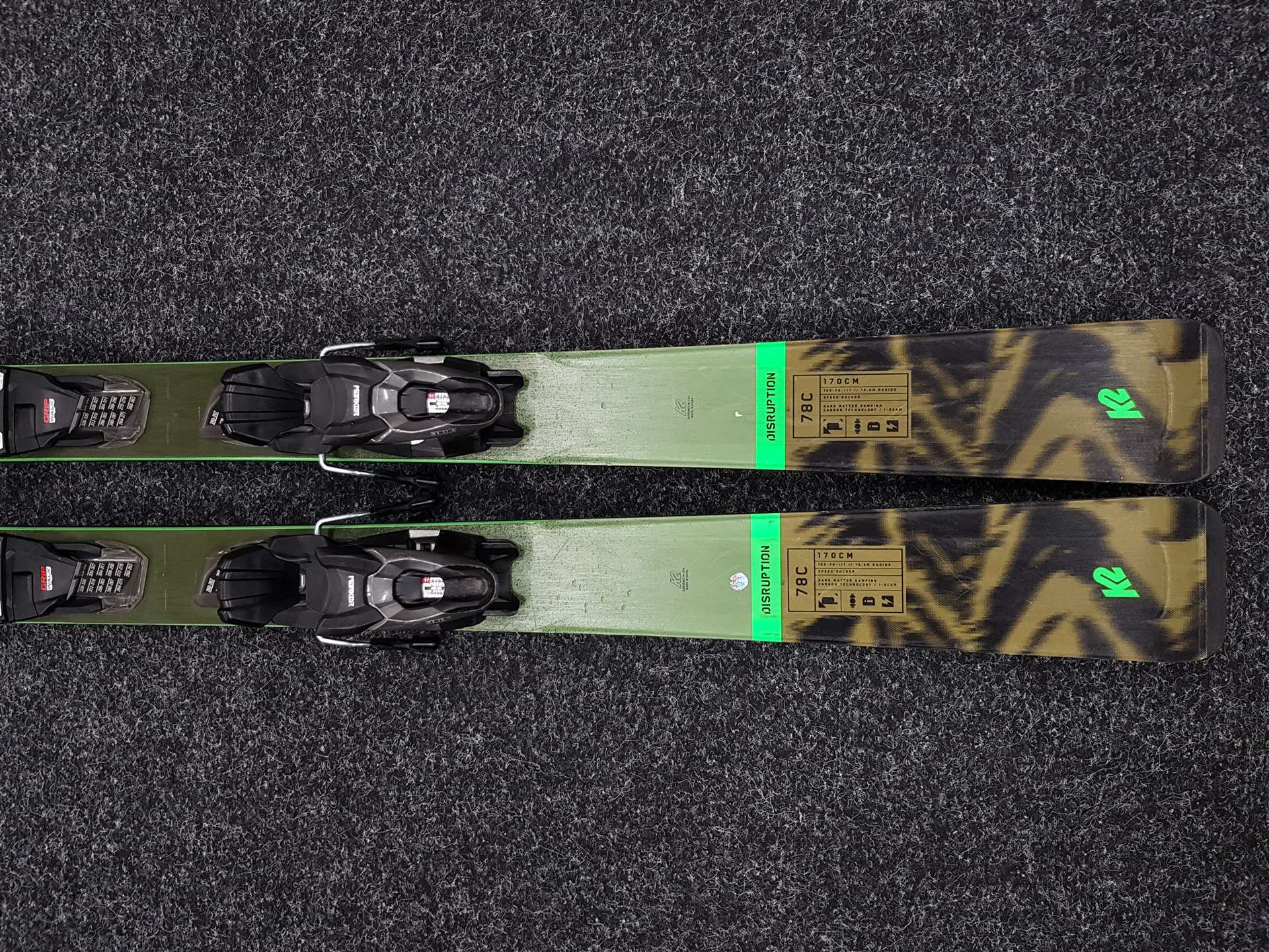 Gebrauchte K2 Disruption 78 C Ski + Marker 11 Bindungen