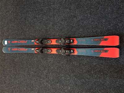 Sci FISCHER RC 4 The Curv TI usati + attacchi Fischer RS 10