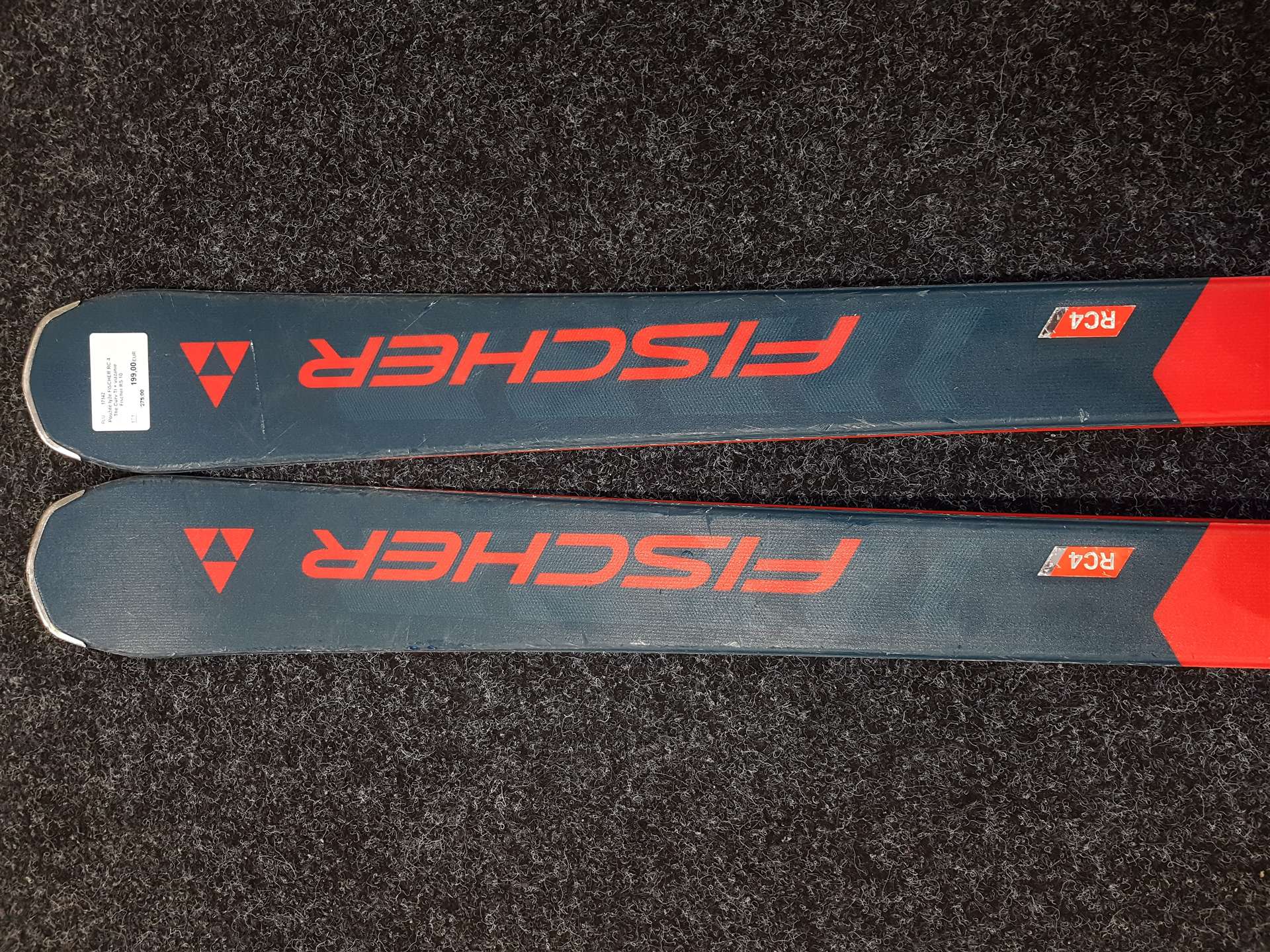 Sci FISCHER RC 4 The Curv TI usati + attacchi Fischer RS 10