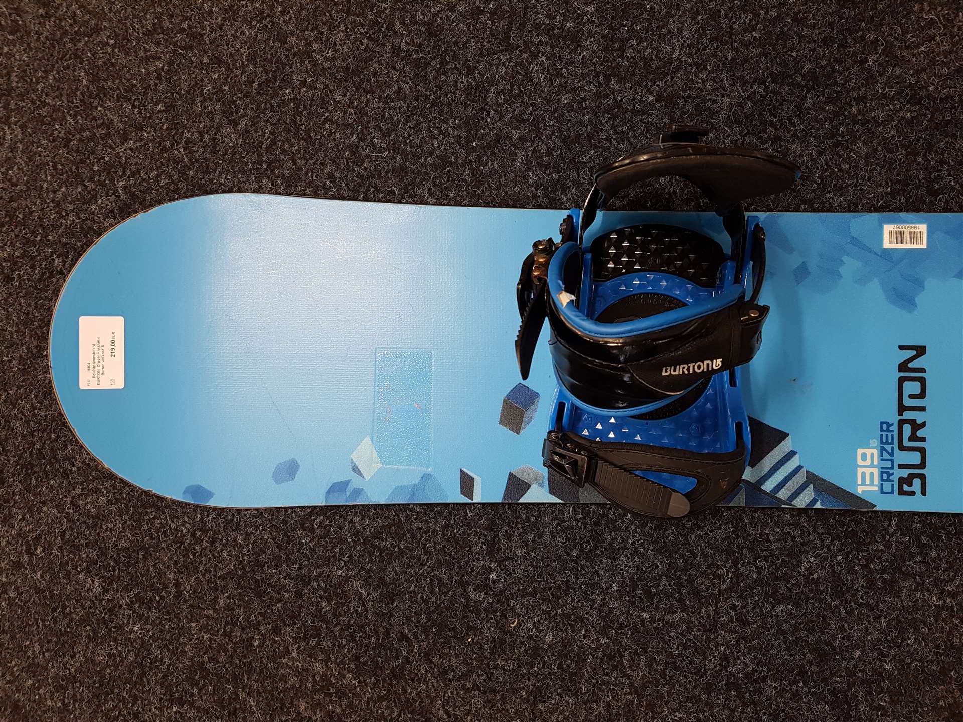 Použitý snowboard BURTON  Cruzer + viazanie Burton veľkosť S