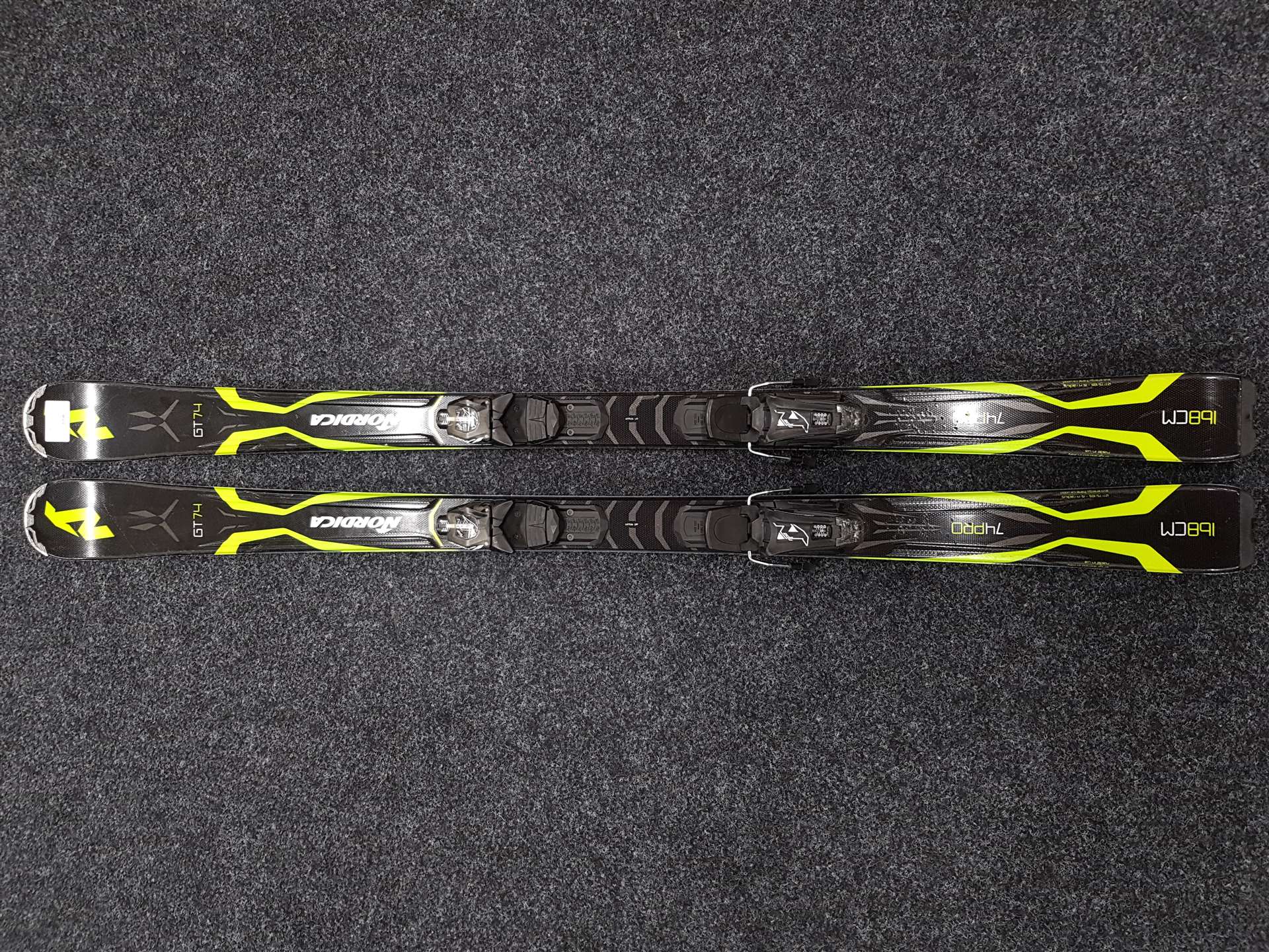 Použité lyže NORDICA GT PRO 74 + viazanie Nordica 10.0
