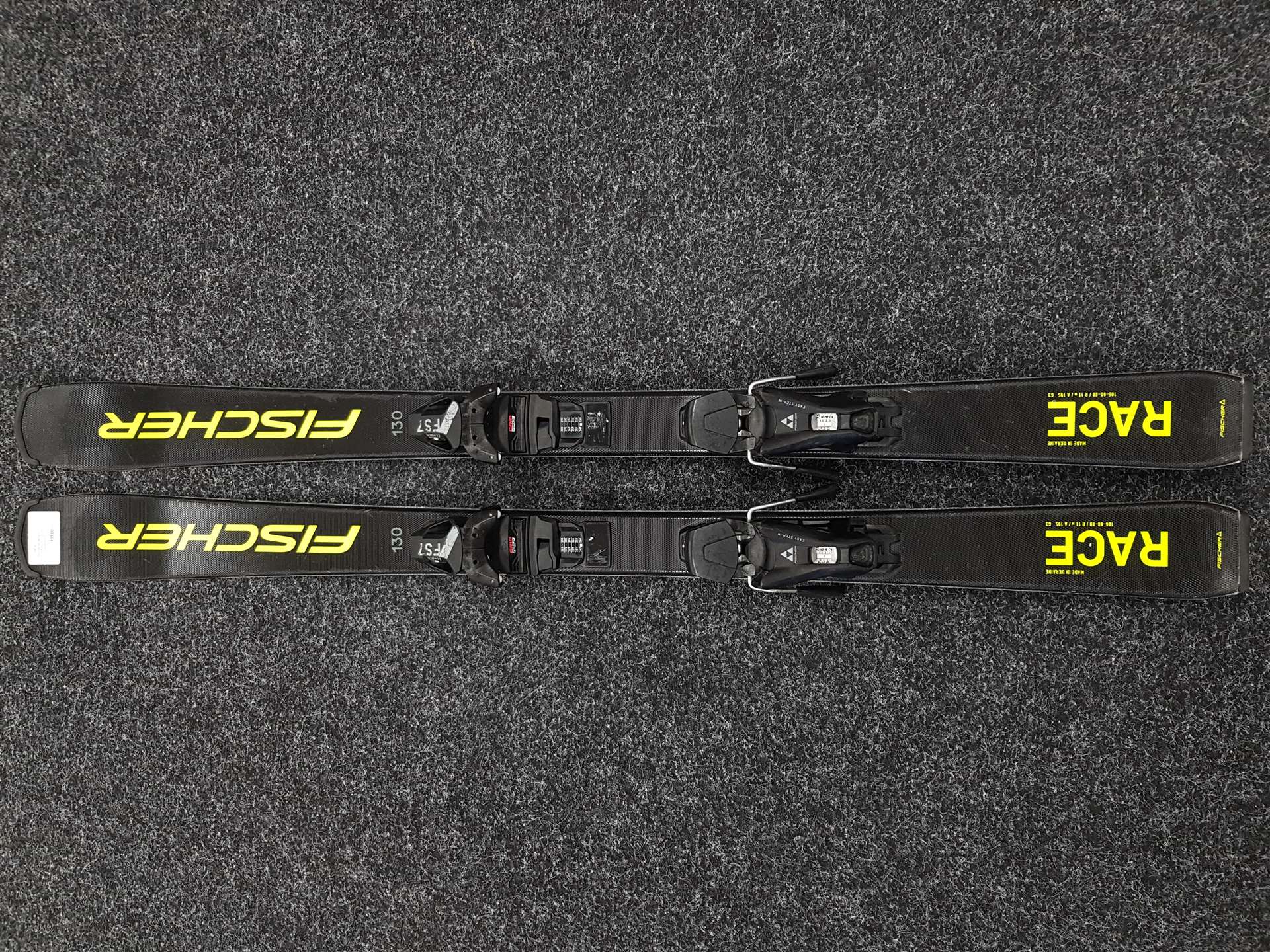 Gebrauchte FISCHER Race Kinderski + Fischer FS 7 Bindungen