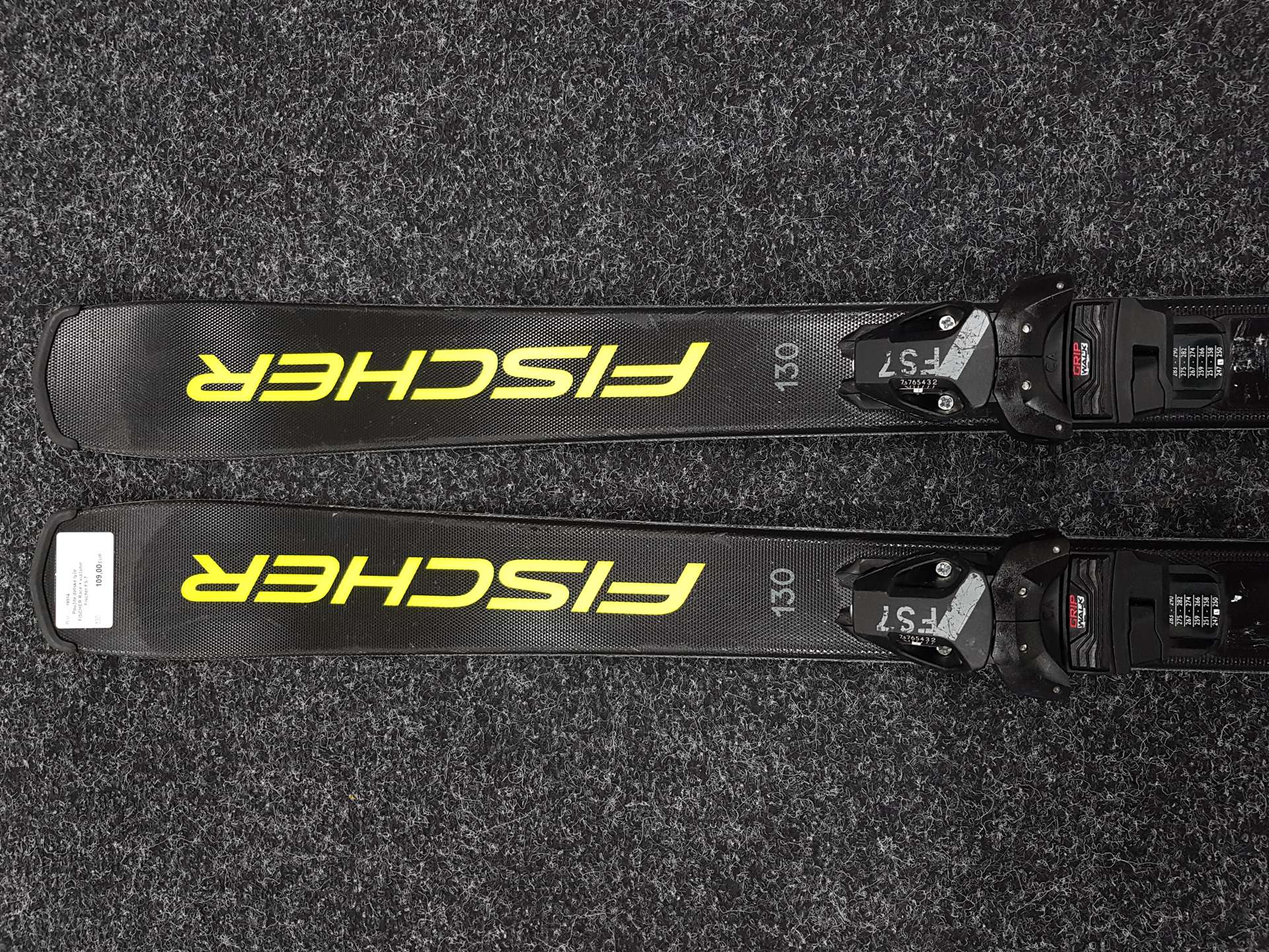 Gebrauchte FISCHER Race Kinderski + Fischer FS 7 Bindungen