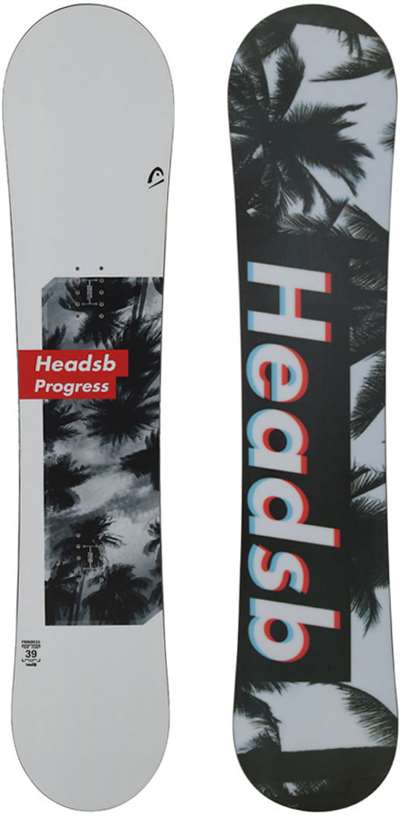 Testa da snowboard Progress bianca
