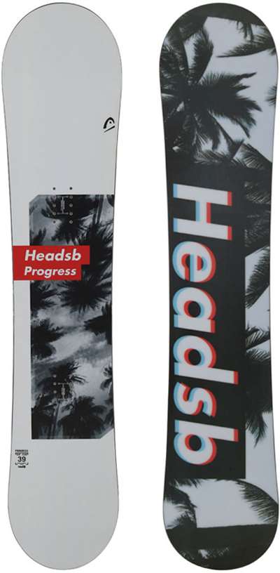 Snowboard Head Progress white