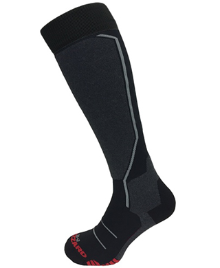 lyžiarske ponožky BLIZZARD Wool sport, black/red