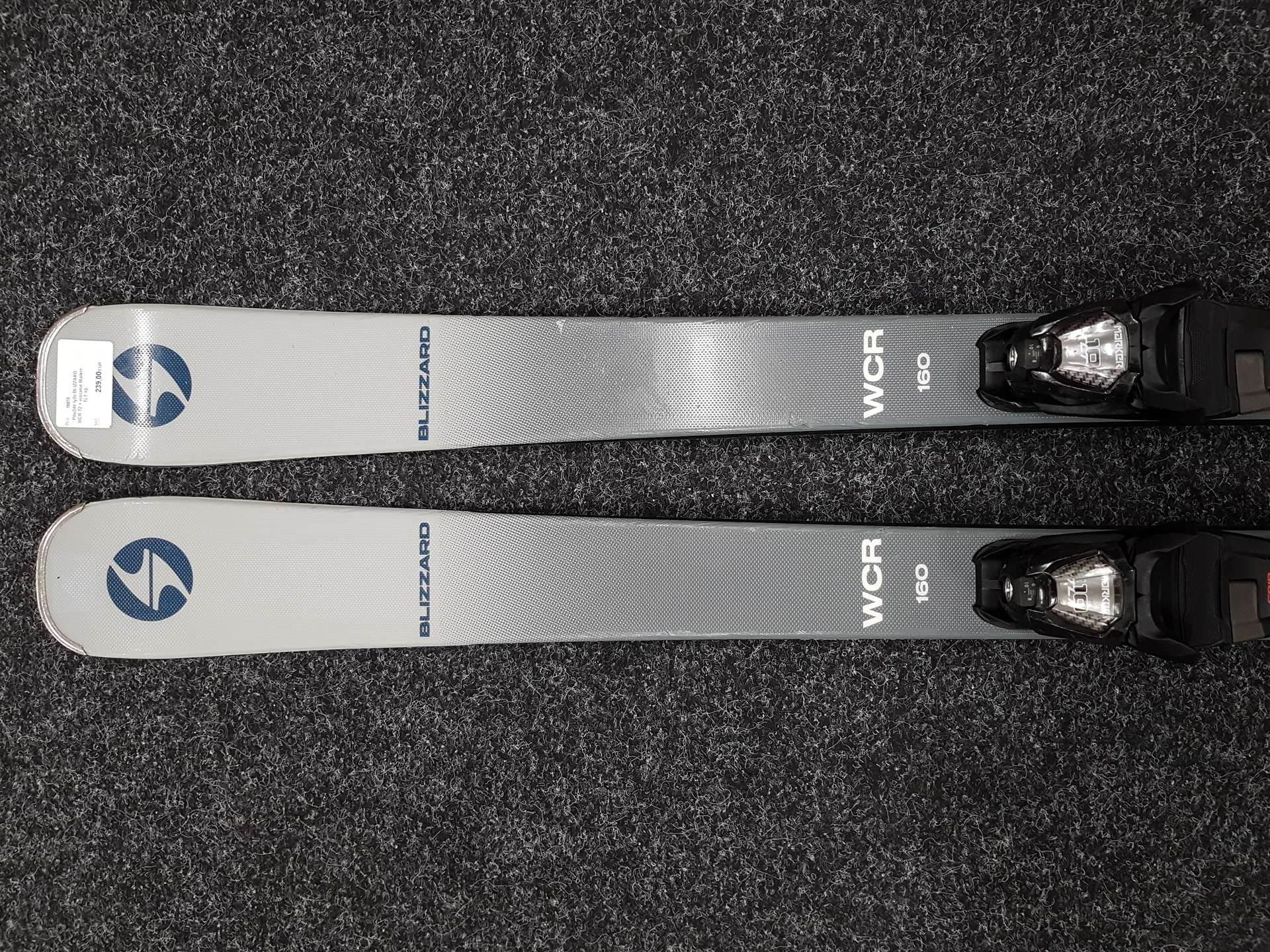 Použité lyže BLIZZARD WCR 72 + vázání Marker TLT 10