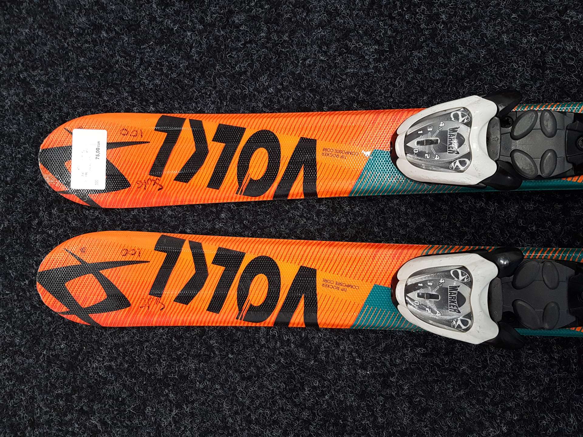 Używane narty VOLKL Racetiger GS + wiązania Marker 4.5