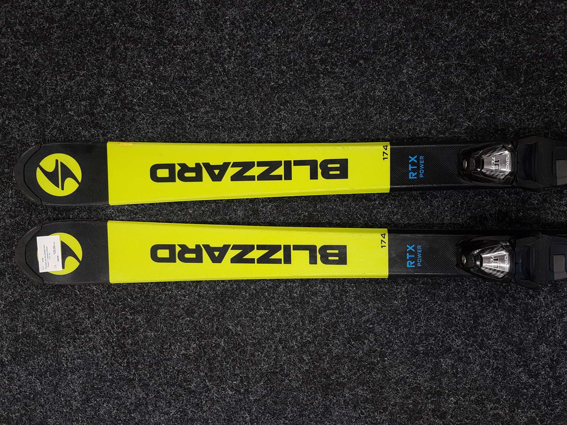 Použité lyže BLIZZARD RTX Power + viazanie Marker TLT 10