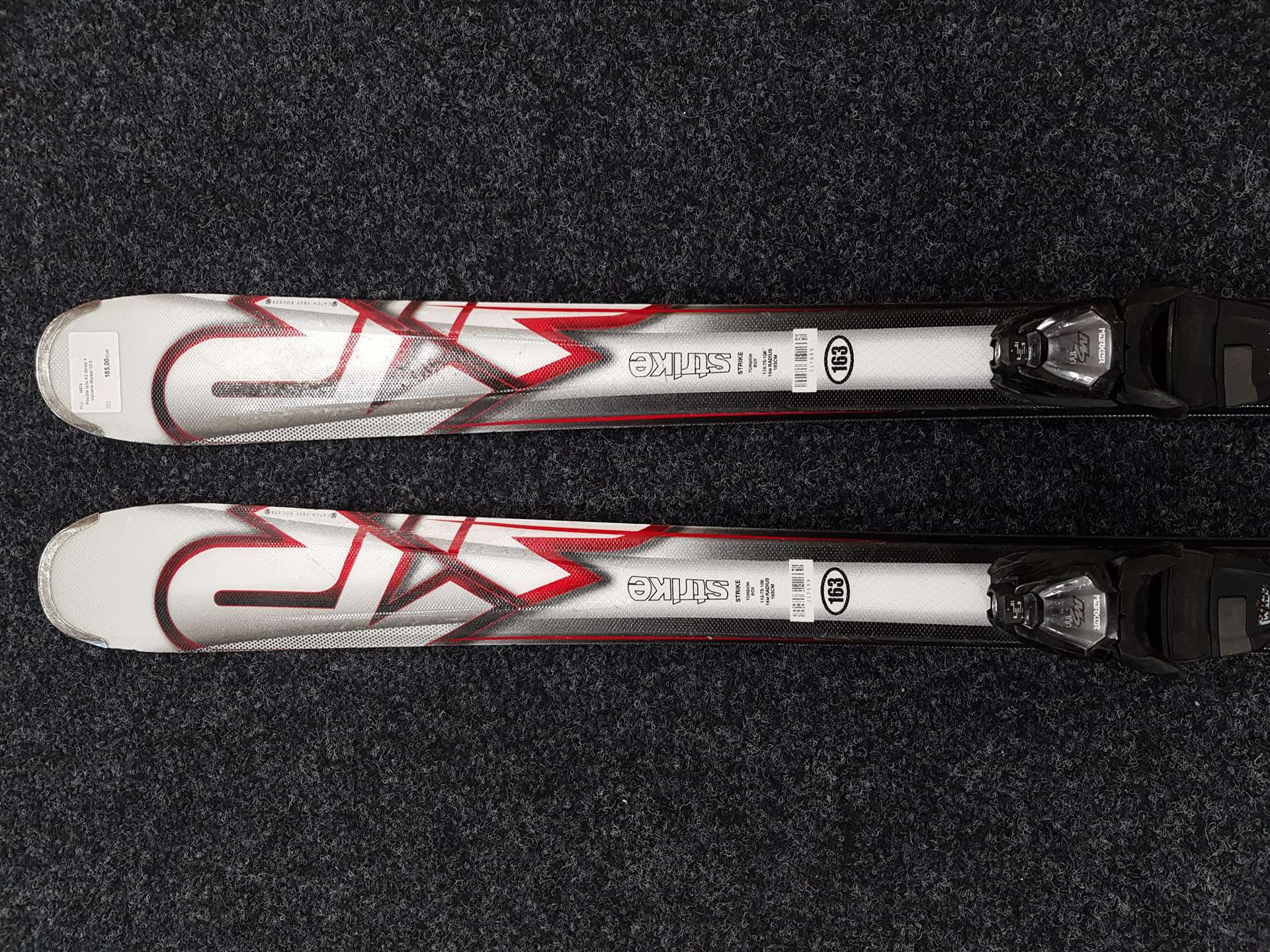 Použité lyže K2 Strike + vázání Marker 10.0