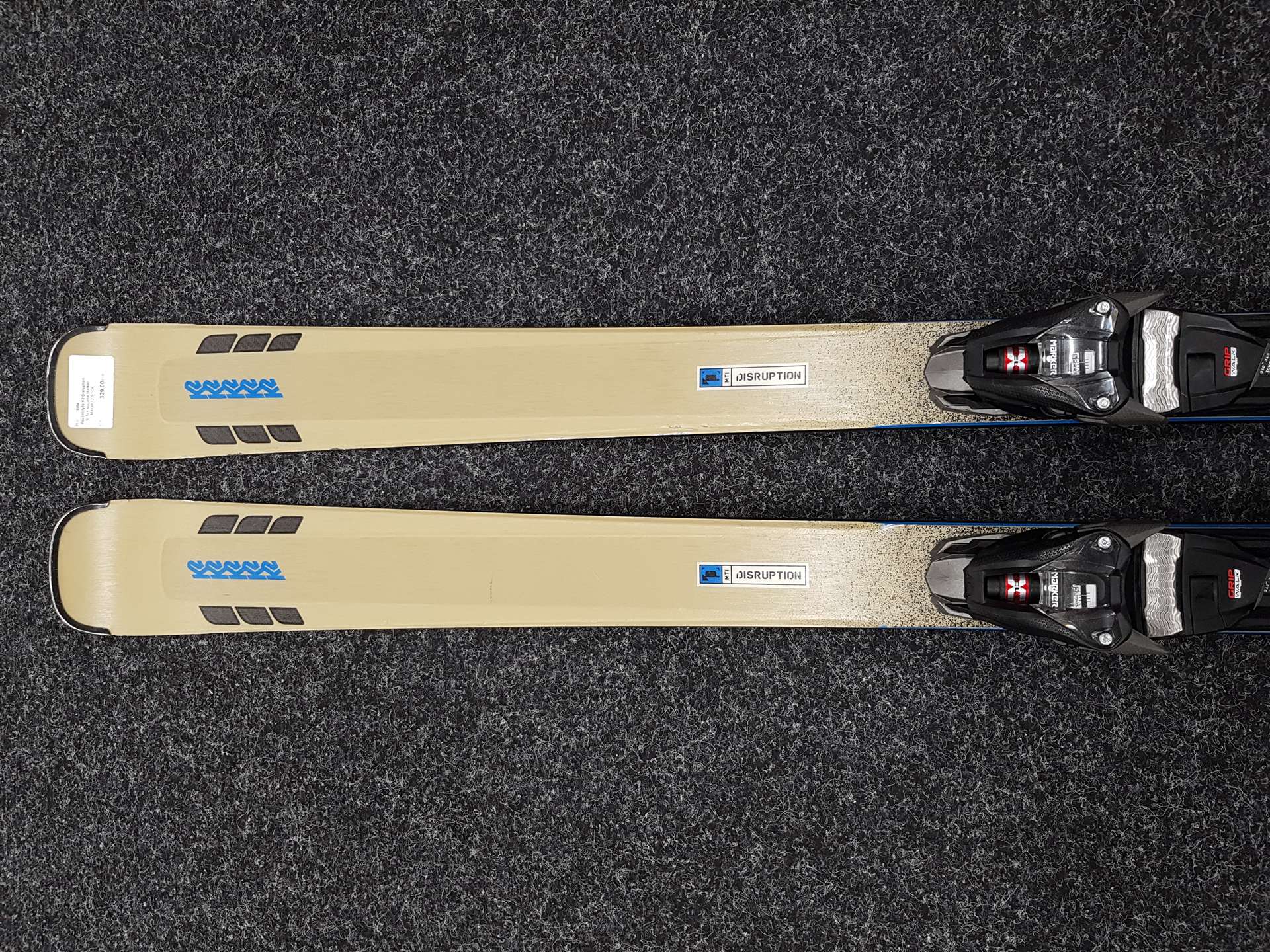 Použité lyže K2 Disruption M Ti + viazanie Marker MXcell 12.0 TCx
