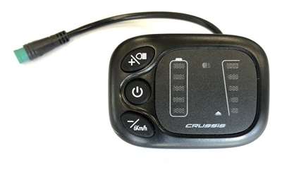 Panou de control LED folosit pentru bicicleta electrică Crussis e.City/e.Country