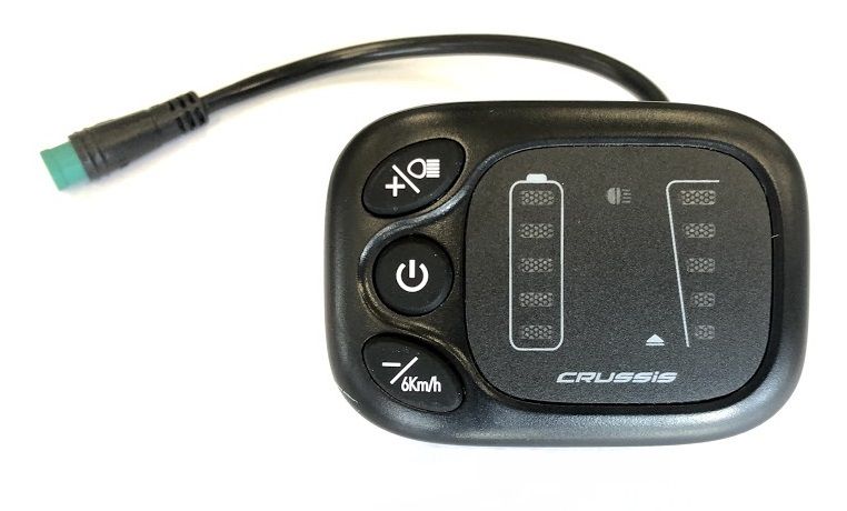 Gebrauchtes LED-Bedienfeld für E-Bike Crussis e.City/e.Country