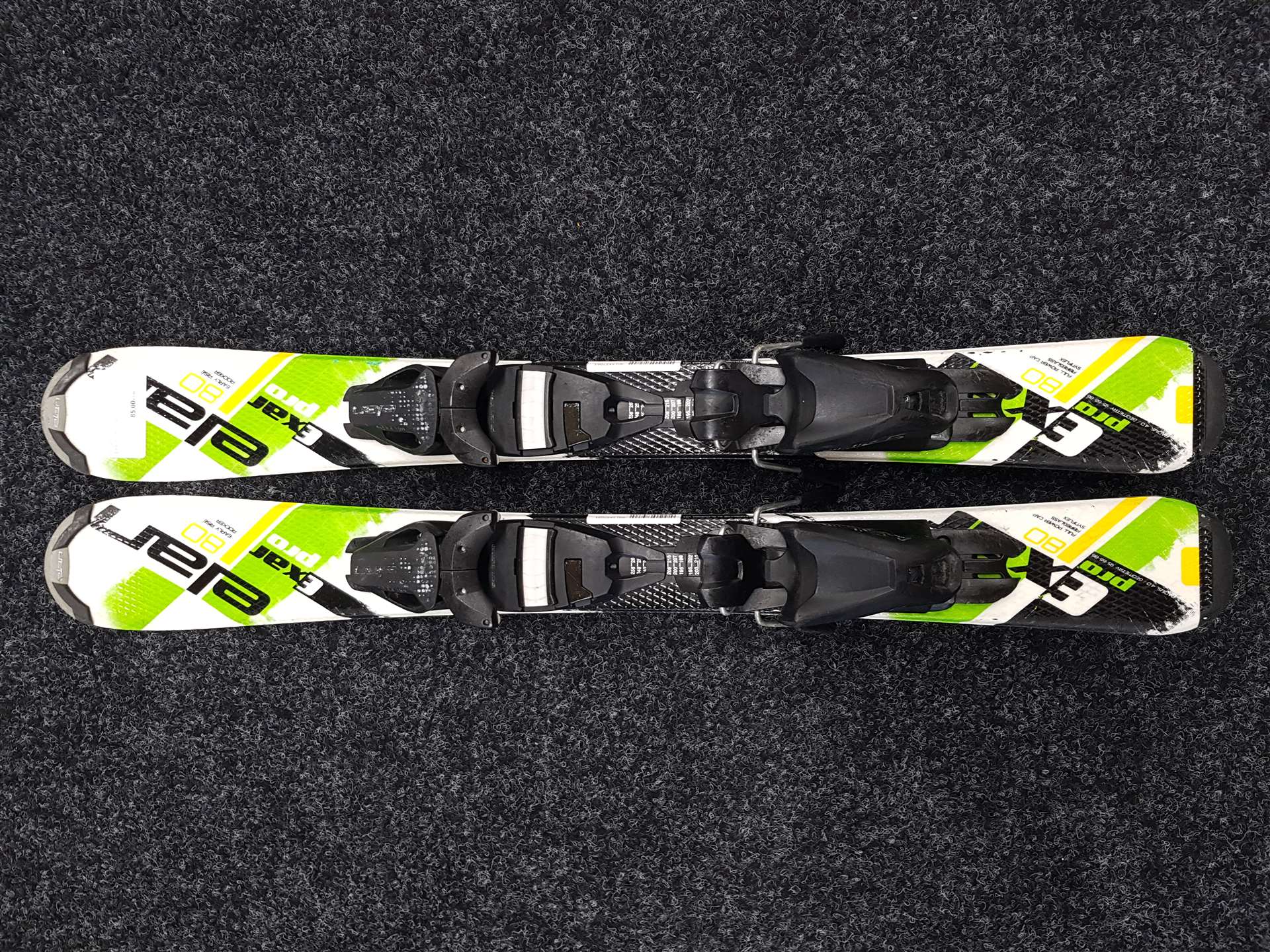 Gebrauchte Kinderski ELAN Exar Pro + Bindungen Elan 4.5