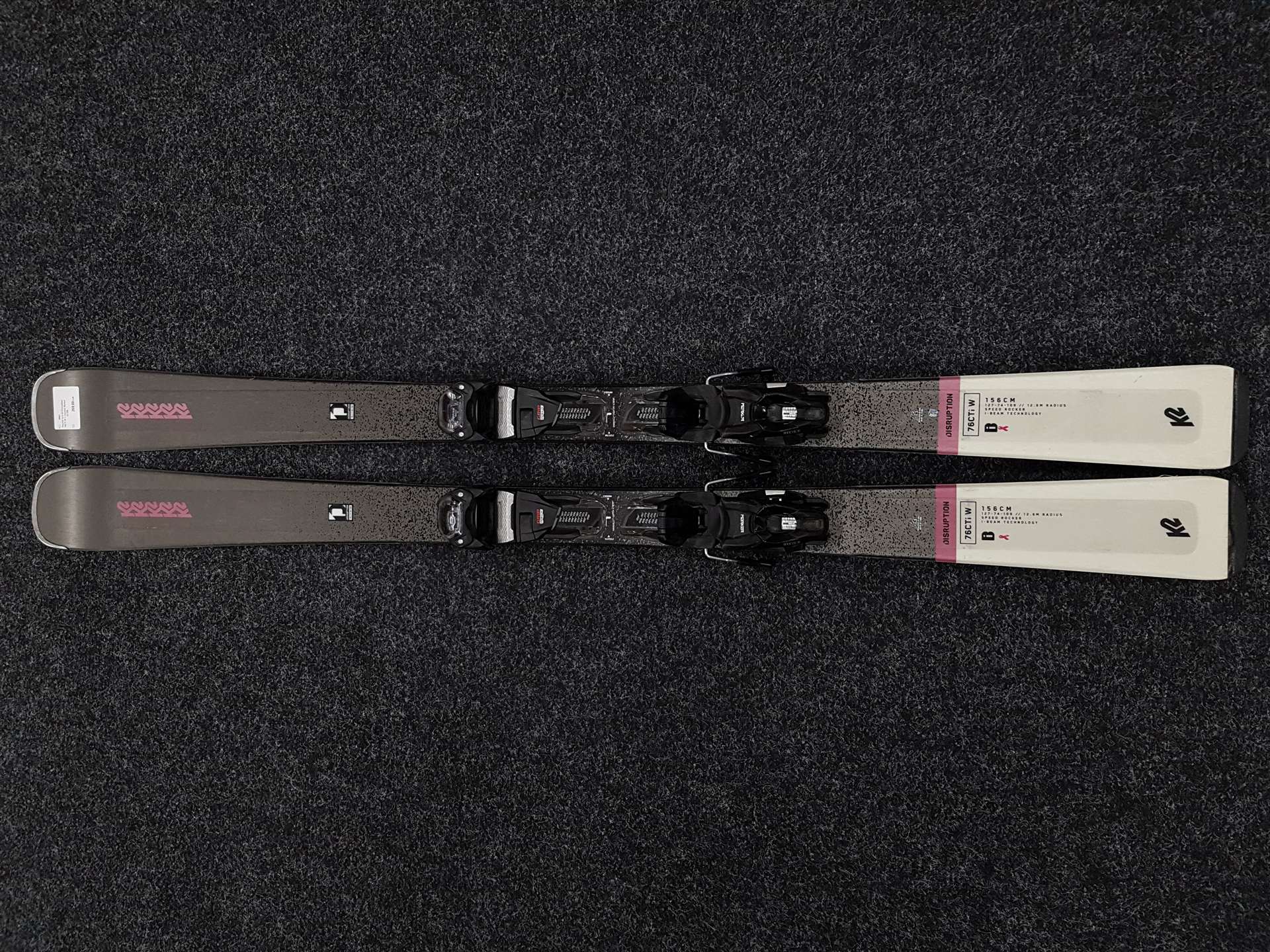 Použité lyže K2 Disruption 76 CTi W + vázání Marker 10 DIN