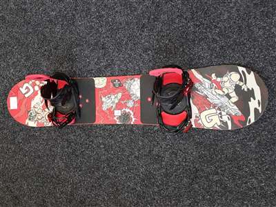 Snowboard usato BURTON LTR 120 + attacchi Salomon taglia XS/S/M
