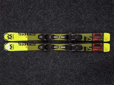 Rabljene dječje skije VOLKL Racetiger SL + vezovi Marker 4.5