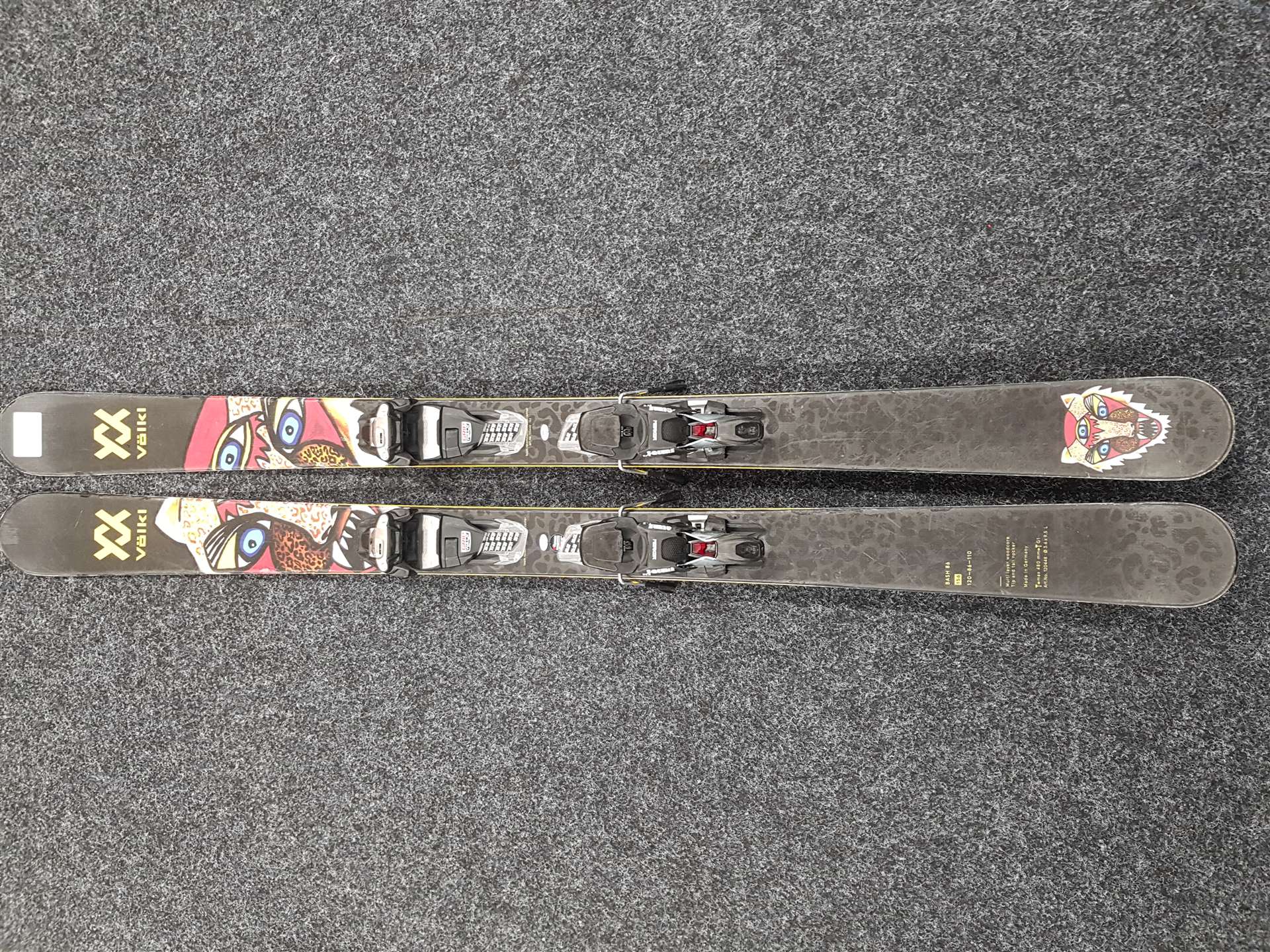 Sci freestyle VOLKL Bash 86 usati + attacchi Marker Squire 11